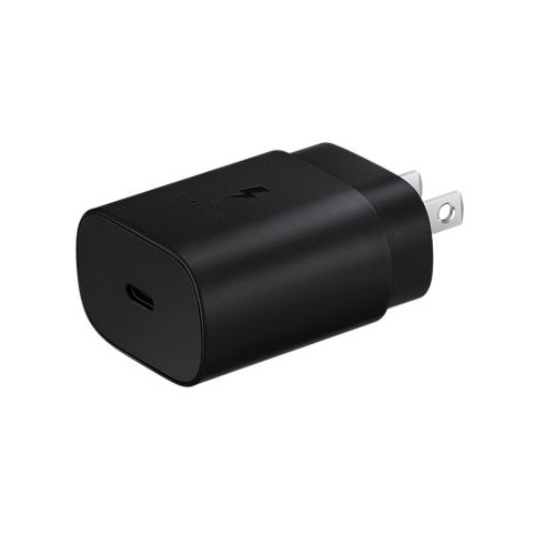buy Cell Phone Accessories Samsung OEM 25W Super Fast Charging USB-C Wall Charger Adapter - Black - click for details